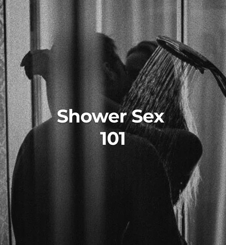 Two people having shower sex