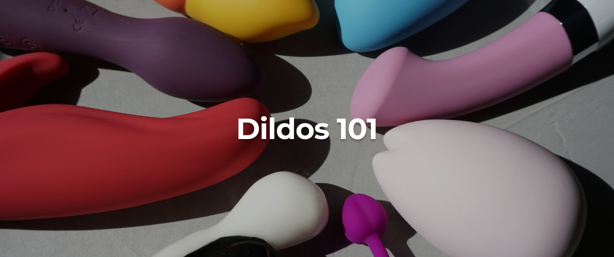 Different color dildos.