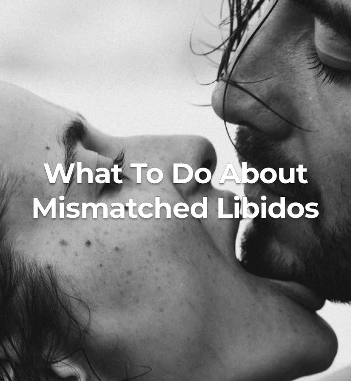 Black and white close-up of two people