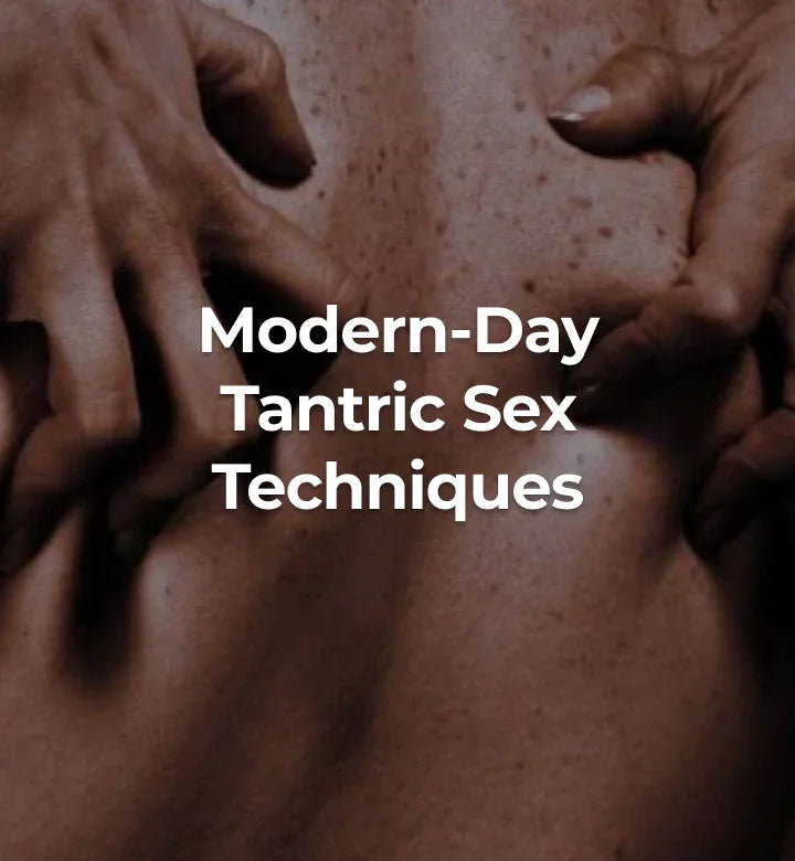 A person gripping another’s skin seductively