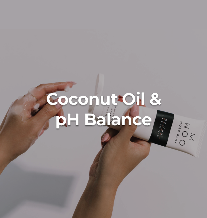 Person using coconut oil lubricant