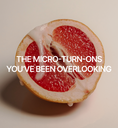 Grapefruit covered in white sauce