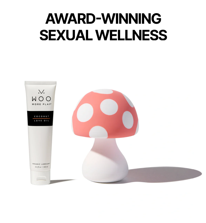 Mushroom vibrator and coconut lube